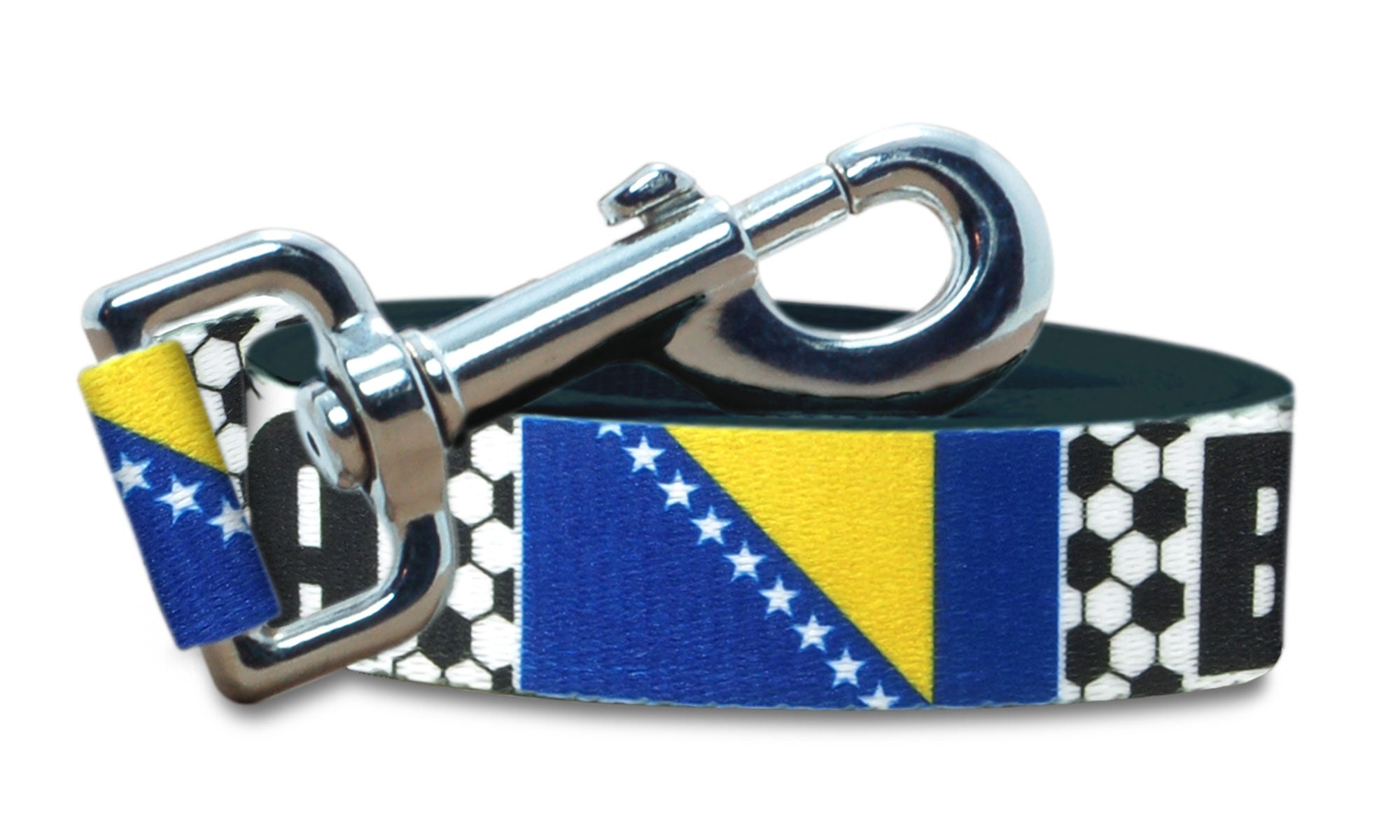 Bosnia Dog Leash for Soccer Fans  | 6 or 4 Foot