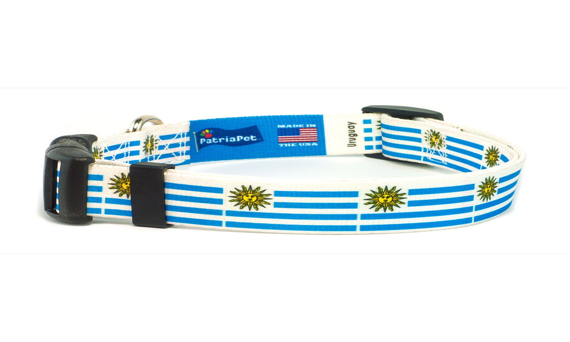 Cat Collar with Uruguay Flag | Great For National Holidays, Festivals, Parades, Sporting Events, Pride Events