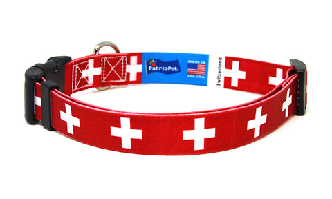 Switzerland Dog Collar | Quick Release or Martingale Style | Made in NJ, USA
