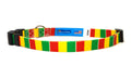 Cat Collar with Guinea Flag | Breakaway Safety Buckle