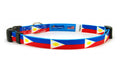 Cat Collar with Philippines Flag | Breakaway Safety Buckle
