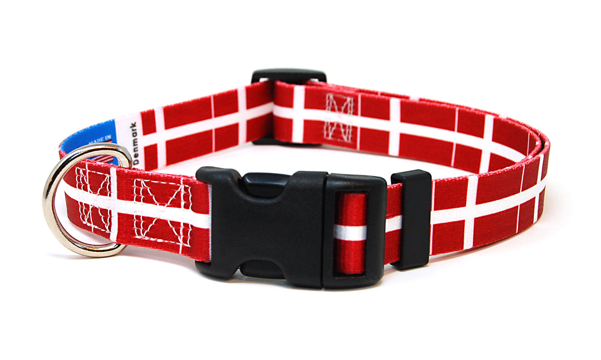 Denmark Dog Collar | Quick Release or Martingale Style | Made in NJ, USA