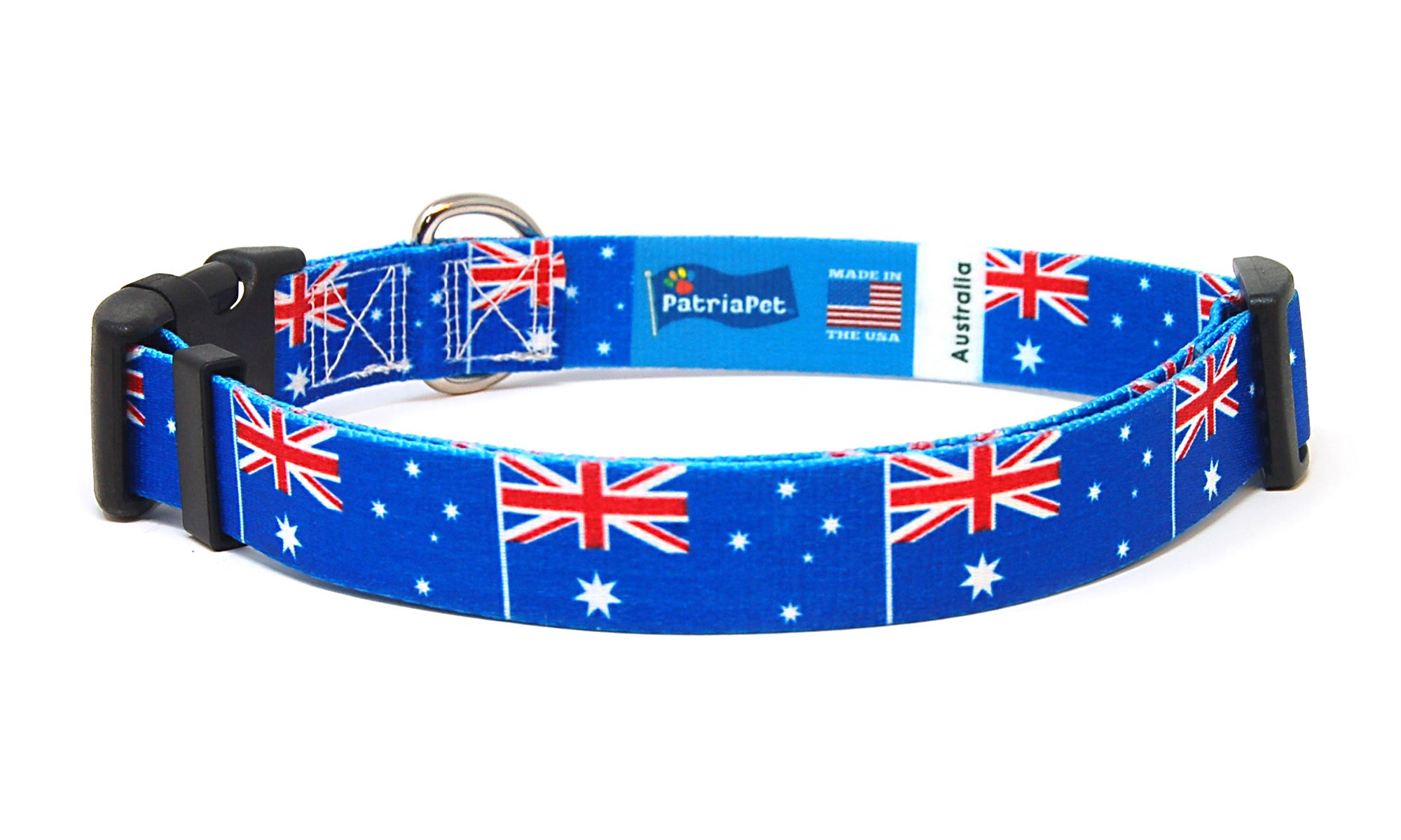 Australia Dog Collar | Quick Release or Martingale Style | Made in NJ, USA