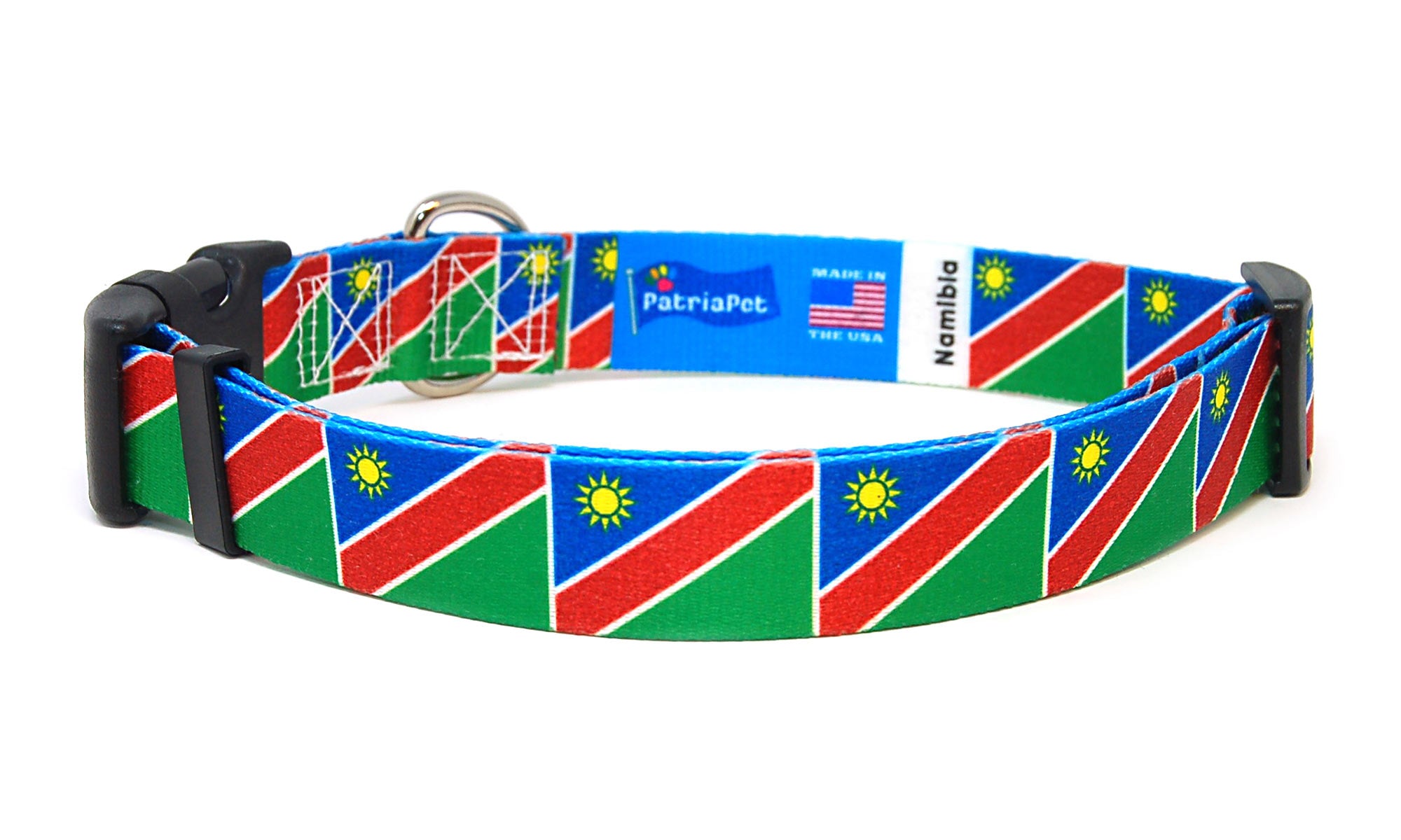 Namibia Dog Collar | Quick Release or Martingale Style | Made in NJ, USA