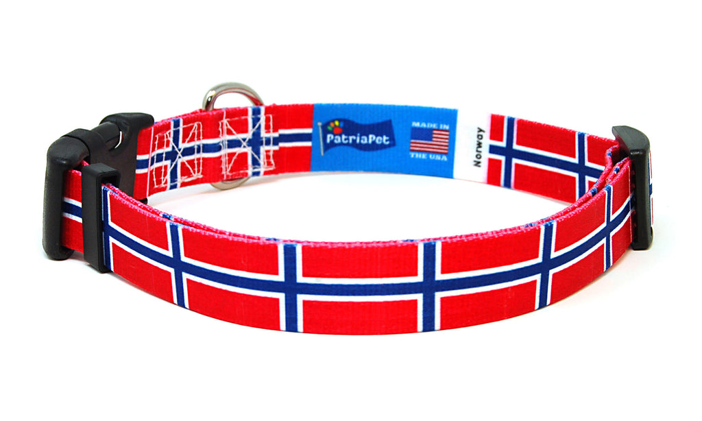 Norway Dog Collar | Quick Release or Martingale Style
