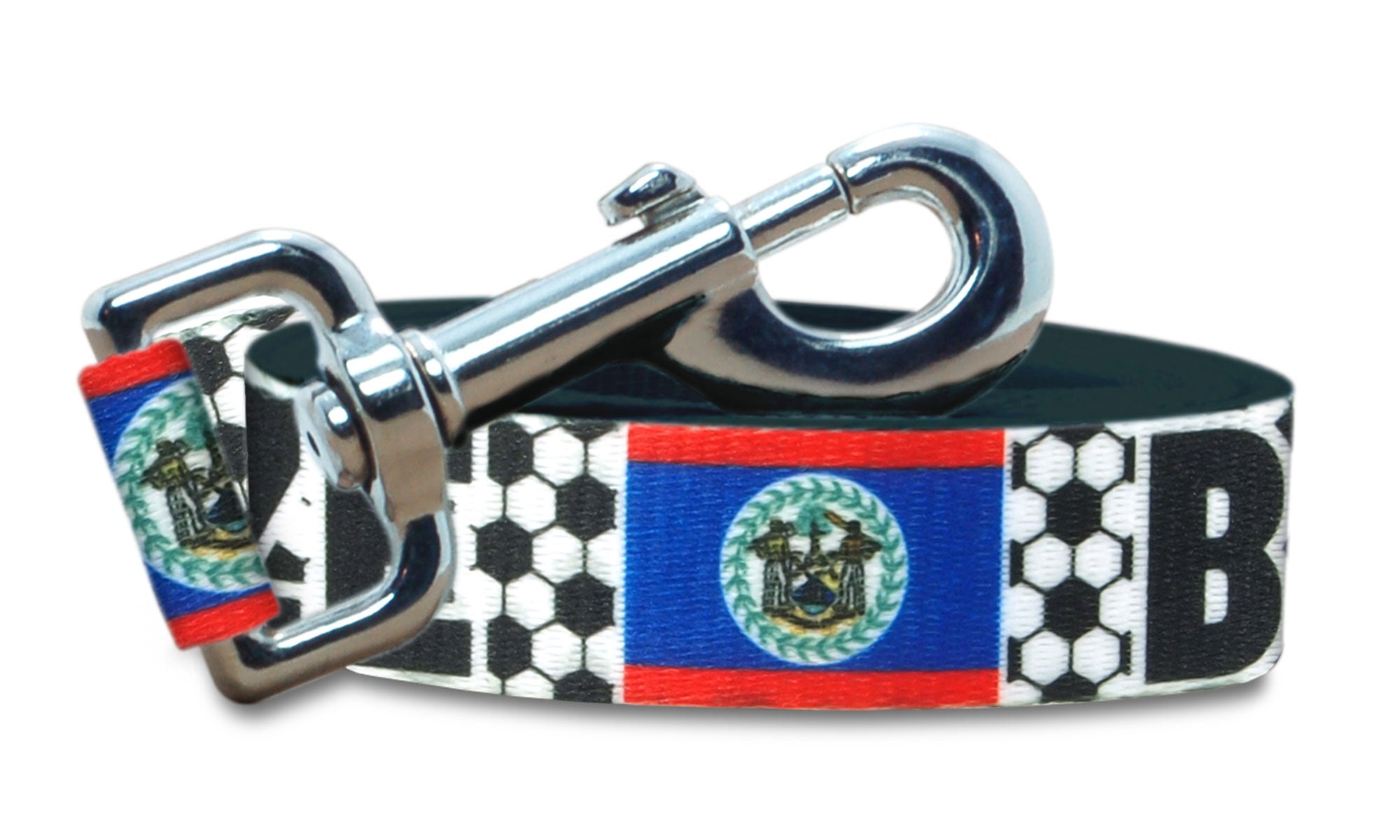 Belize Dog Leash for Soccer Fans  | 6 or 4 Foot