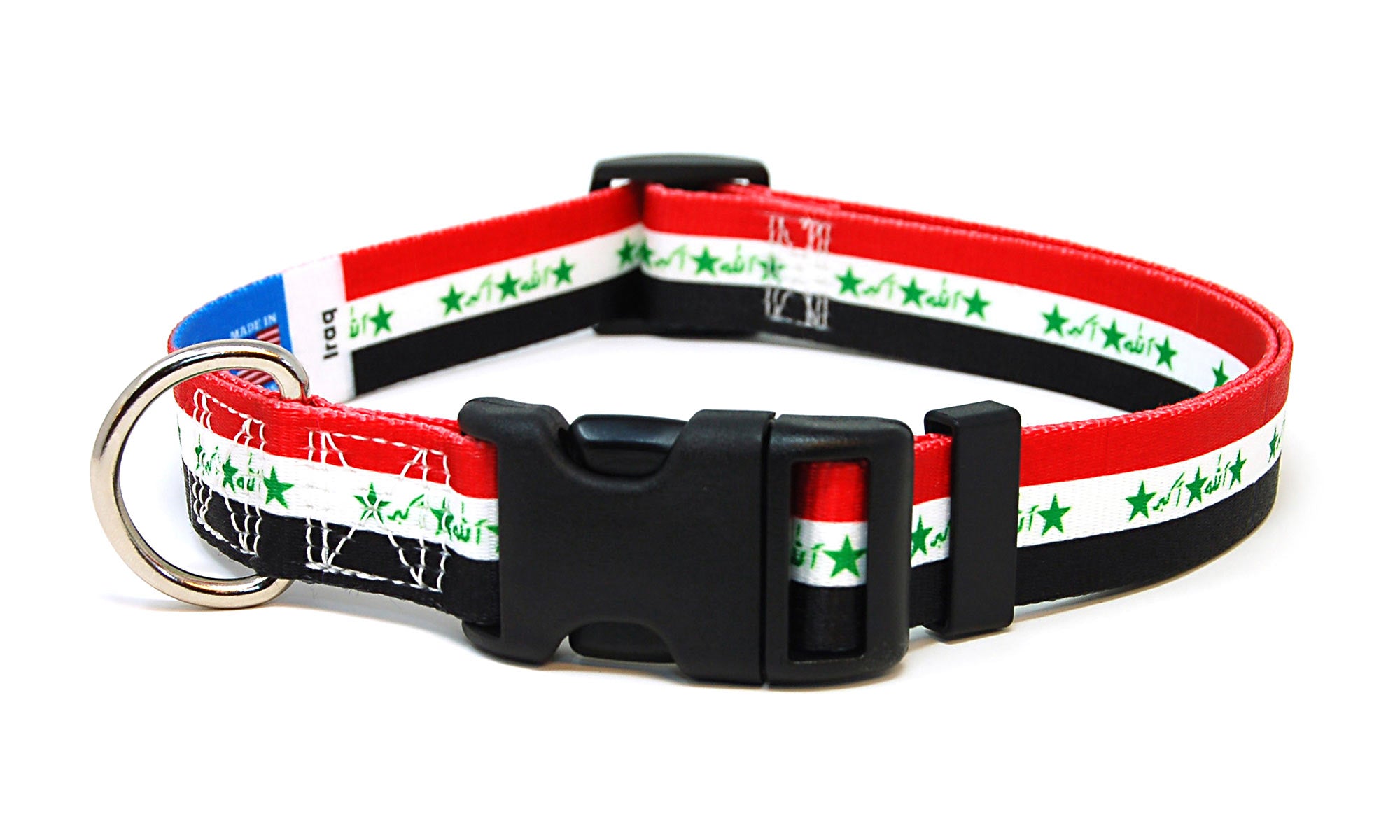 Iraq Dog Collar | Quick Release or Martingale Style | Made in NJ, USA