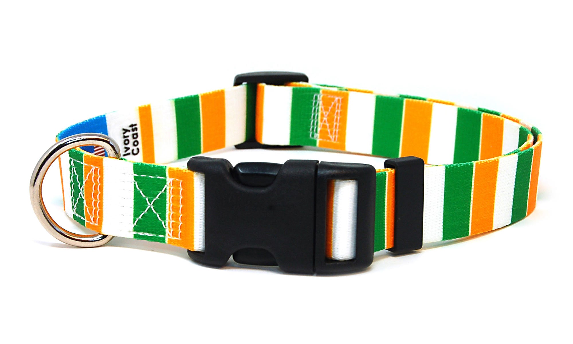 Ivory Coast Dog Collar | Quick Release or Martingale Style | Made in NJ, USA
