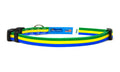 Cat Collar with Gabon Flag | Breakaway Safety Buckle