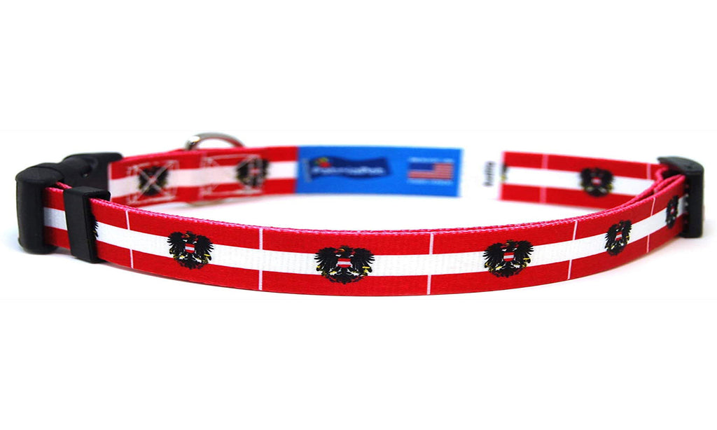 Austrian Cat Collar | Great For National Holidays, Festivals, Parades, Sporting Events, Pride Events