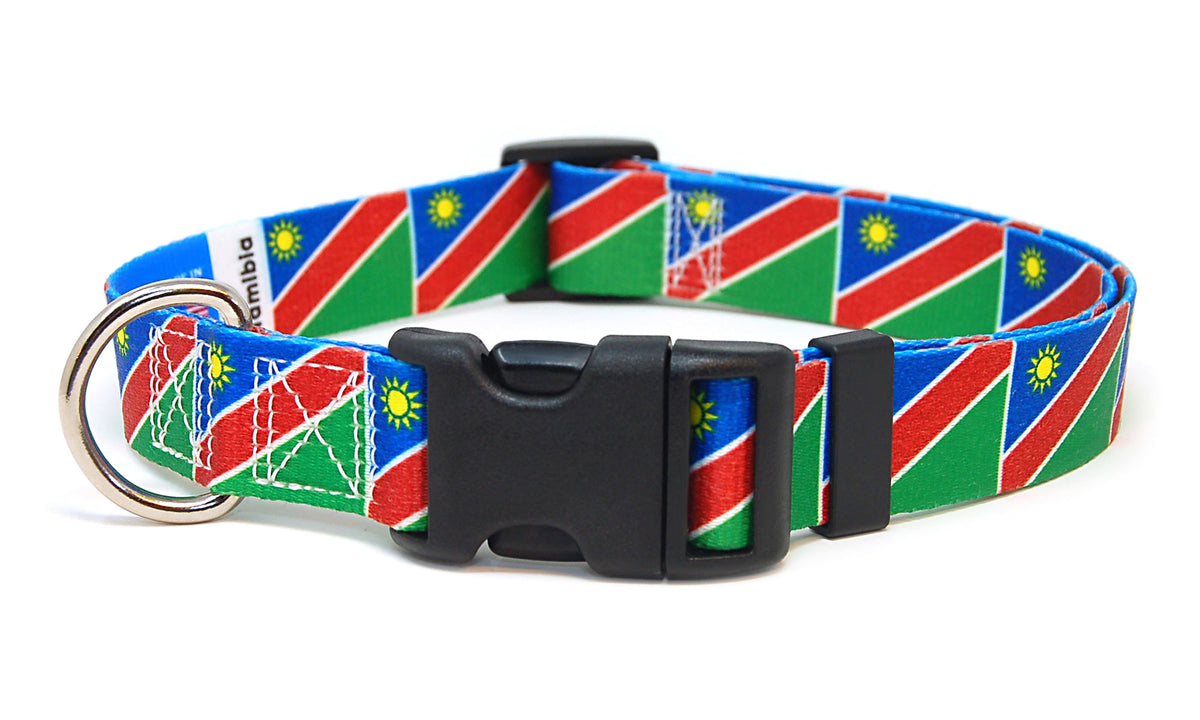 Namibia Dog Collar | Quick Release or Martingale Style | Made in NJ, USA