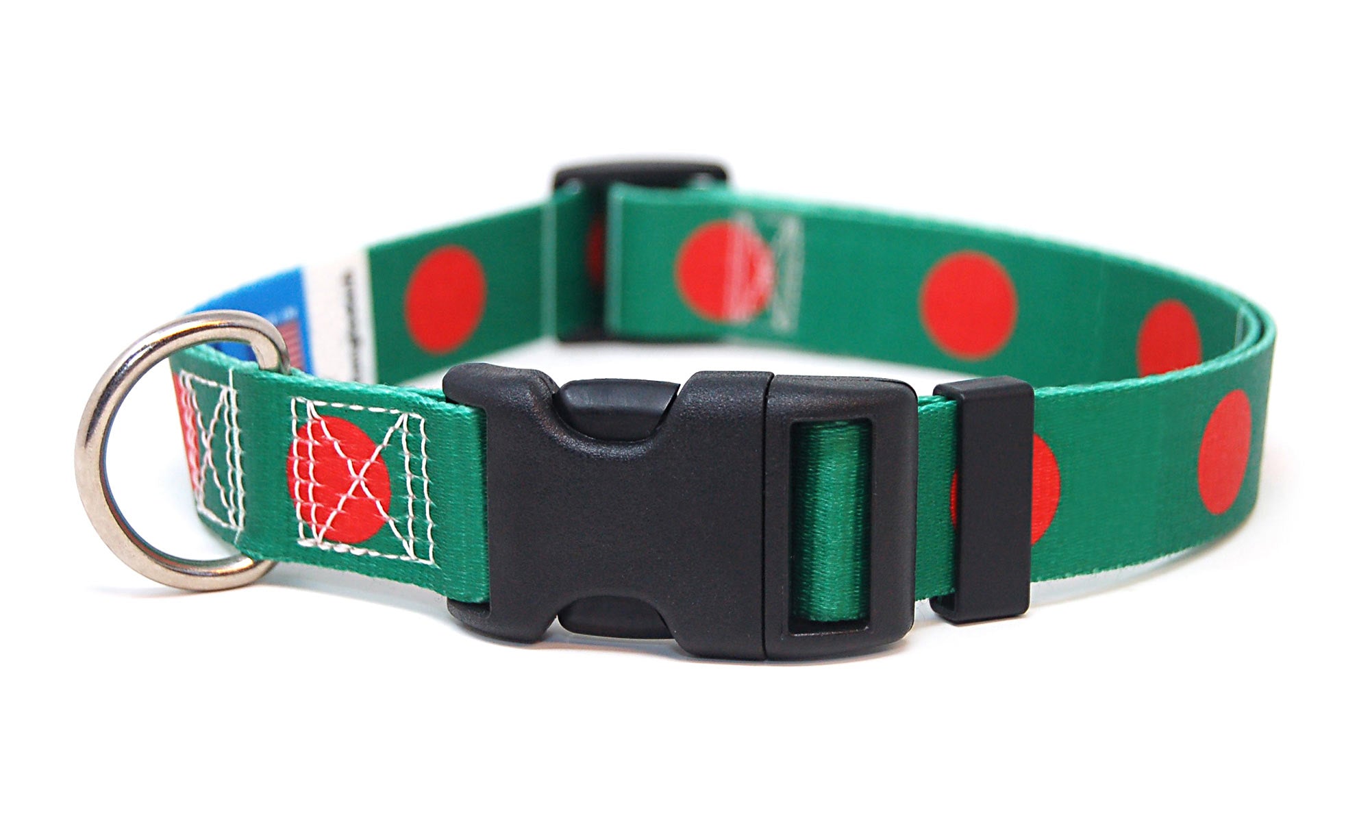 Bangladesh Dog Collar | Quick Release or Martingale Style | Made in NJ, USA