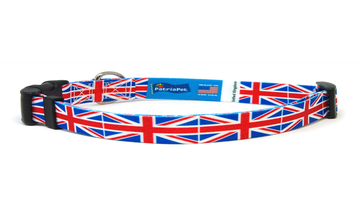 UK British Cat Collar | Great For National Holidays, Festivals, Parades, Sporting Events, Pride Events