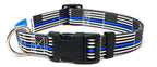 Dog Collar with Thin Blue Line USA Flag