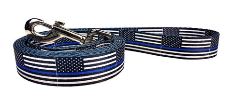 Thin Blue Line Flag | Great For National Holidays, Festivals, Parades, Sporting Events, Pride Events | Great For National Holidays, Festivals, Parades, Sporting Events, Pride Events- Leash