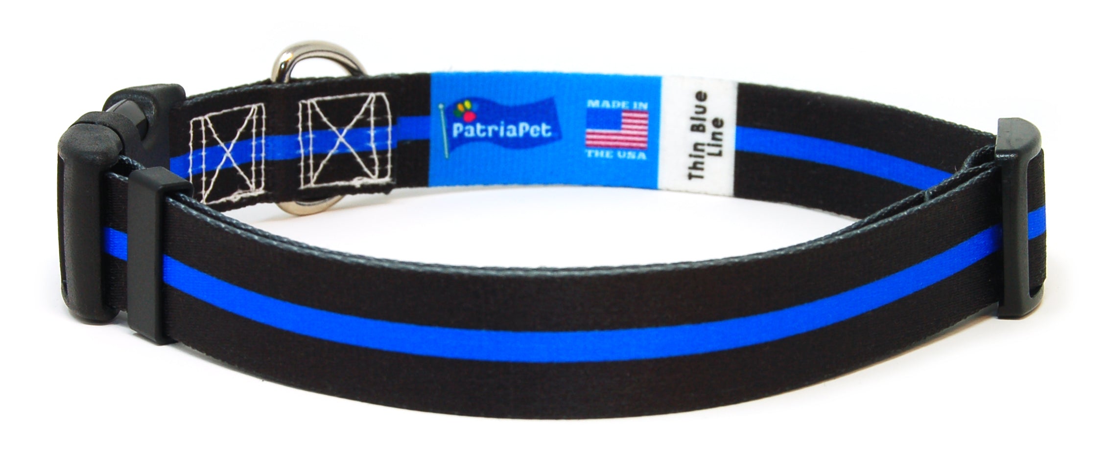 Thin Blue Line Dog Collar