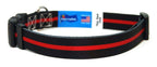 Thin Red Line - Collar & Leash Set