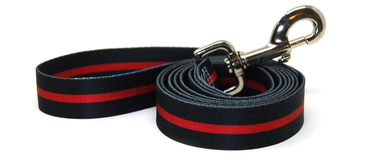 Thin Red Line - Collar & Leash Set