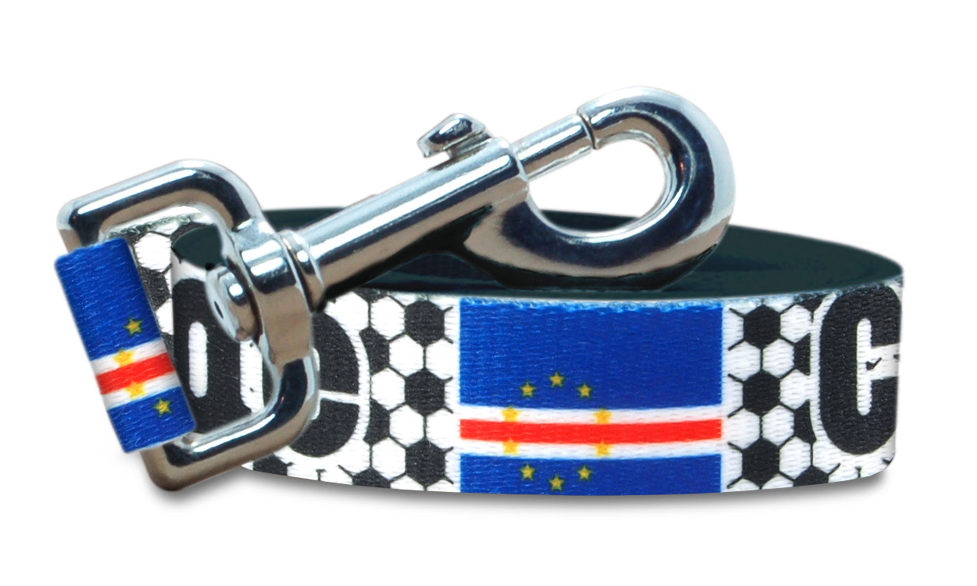 Cape Verde Dog Leash for Soccer Fans  | 6 or 4 Foot