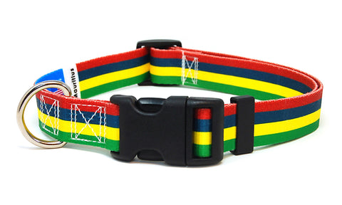 Mauritius Dog Collar | Quick Release or Martingale Style | Made in NJ, USA