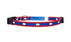 Cat Collar with Laos Flag | Breakaway Safety Buckle