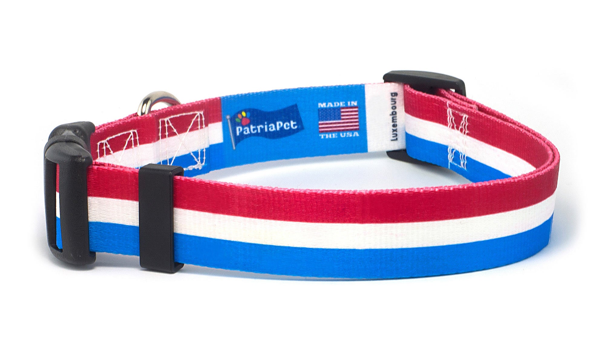 Luxembourg Dog Collar | Quick Release or Martingale Style | Made in NJ, USA