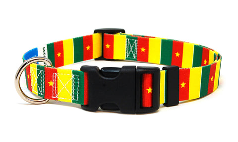 Cameroon Dog Collar | Quick Release or Martingale Style | Made in NJ, USA