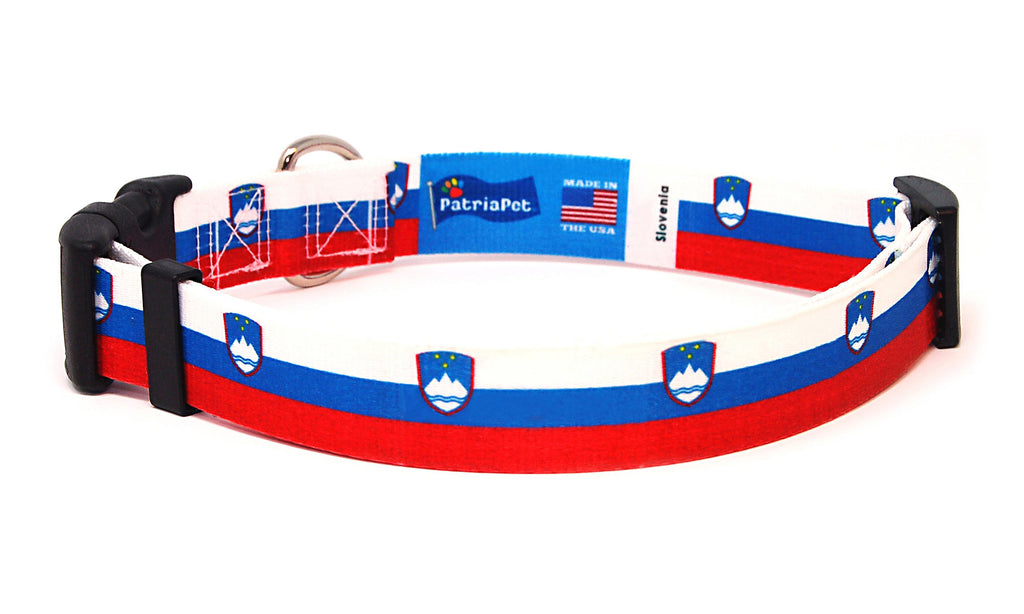 Slovenia Dog Collar | Quick Release or Martingale Style