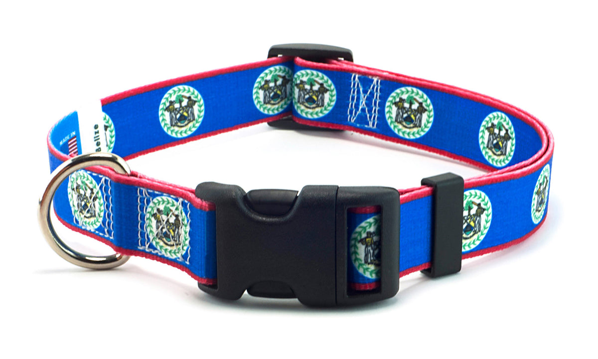 Belize Dog Collar | Quick Release or Martingale Style | Made in NJ, USA