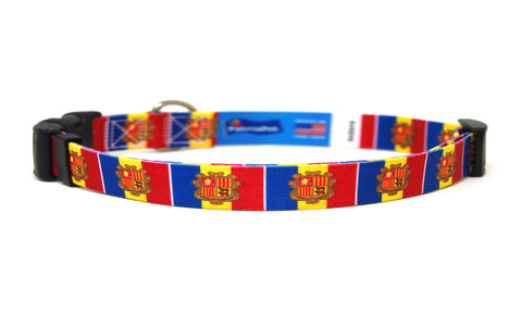 Andorran Cat Collar | Great For National Holidays, Festivals, Parades, Sporting Events, Pride Events