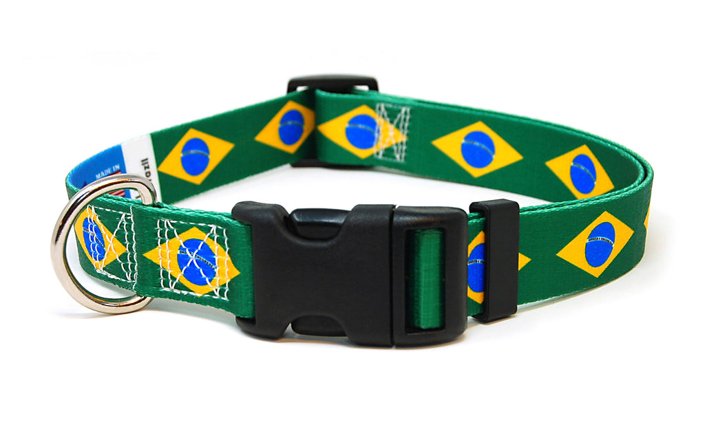 Brazil Dog Collar | Quick Release or Martingale Style