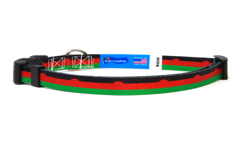 Cat Collar with Malawi Flag | Great For National Holidays, Festivals, Parades, Sporting Events, Pride Events
