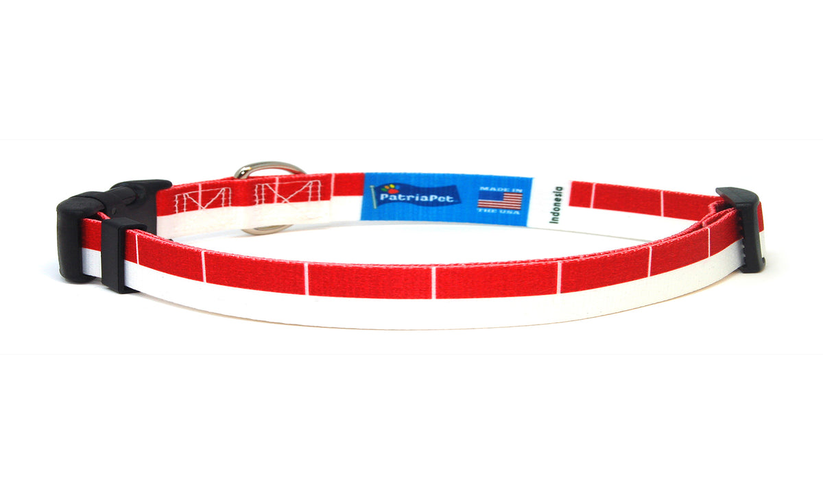 Cat Collar with Indonesia Flag | Great For National Holidays, Festivals, Parades, Sporting Events, Pride Events