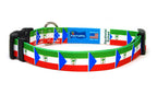 Equatorial Guinea Dog Collar | Quick Release or Martingale Style