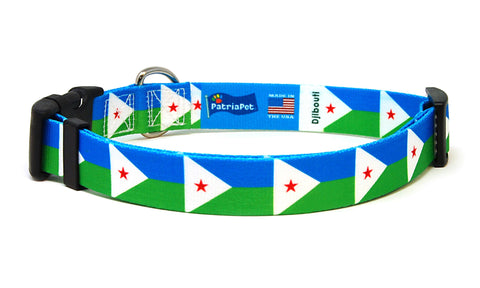 Djibouti Dog Collar | Quick Release or Martingale Style | Made in NJ, USA