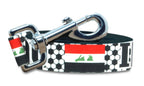 Iraq Dog Leash for Soccer Fans  | 6 or 4 Foot