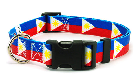 Philippines Dog Collar | Quick Release or Martingale Style | Made in NJ, USA