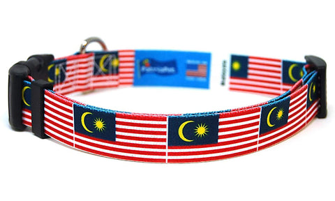 Malaysia Dog Collar | Quick Release or Martingale Style | Made in NJ, USA