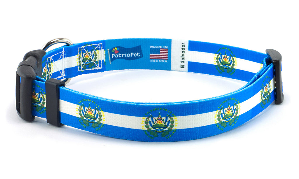 El Salvador Dog Collar | Quick Release or Martingale Style