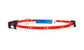 Cat Collar with Singapore Flag | Breakaway Safety Buckle