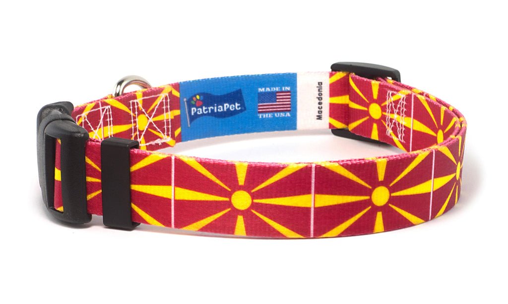 Macedonia Dog Collar | Quick Release or Martingale Style