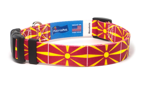 Macedonia Dog Collar | Quick Release or Martingale Style | Made in NJ, USA