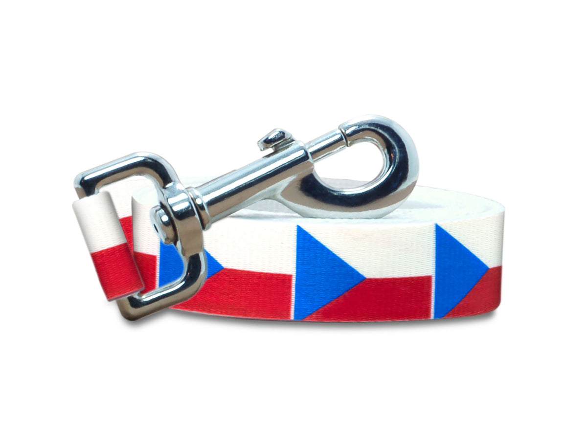 Czech Republic Dog Leash | 4 Foot and 6 Foot Lengths | Made in USA