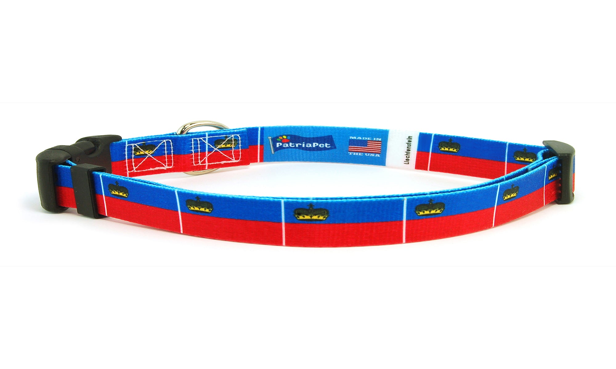 Cat Collar with Liechtenstein Flag | Great For National Holidays, Festivals, Parades, Sporting Events, Pride Events
