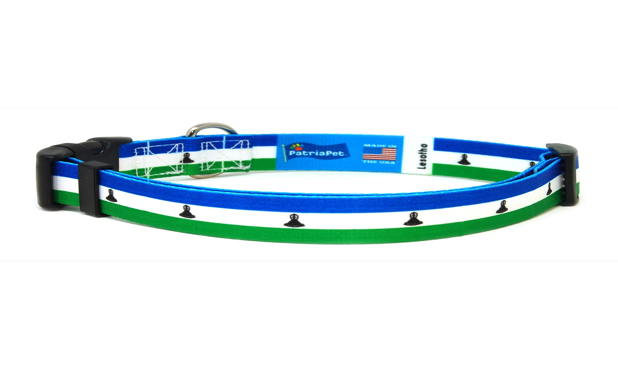 Cat Collar with Lesotho Flag | Great For National Holidays, Festivals, Parades, Sporting Events, Pride Events
