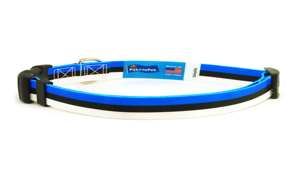 Cat Collar with Estonia Flag | Great For National Holidays, Festivals, Parades, Sporting Events, Pride Events