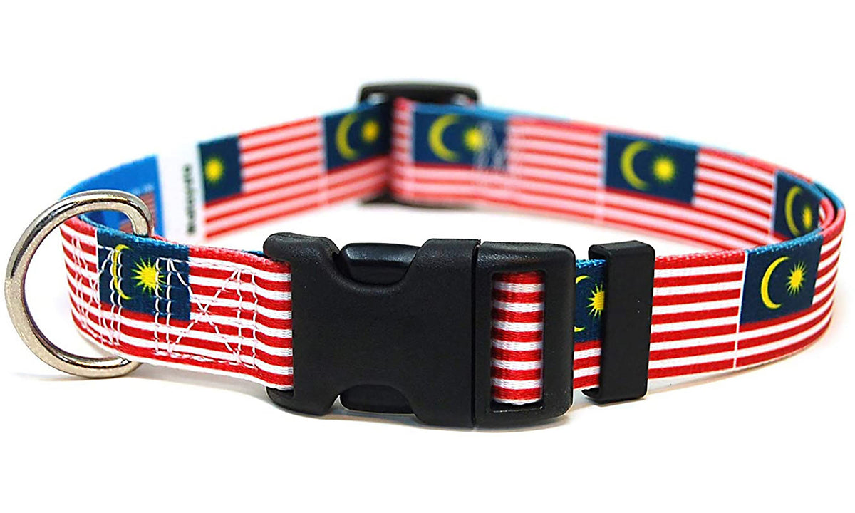Malaysia Dog Collar | Quick Release or Martingale Style | Made in NJ, USA