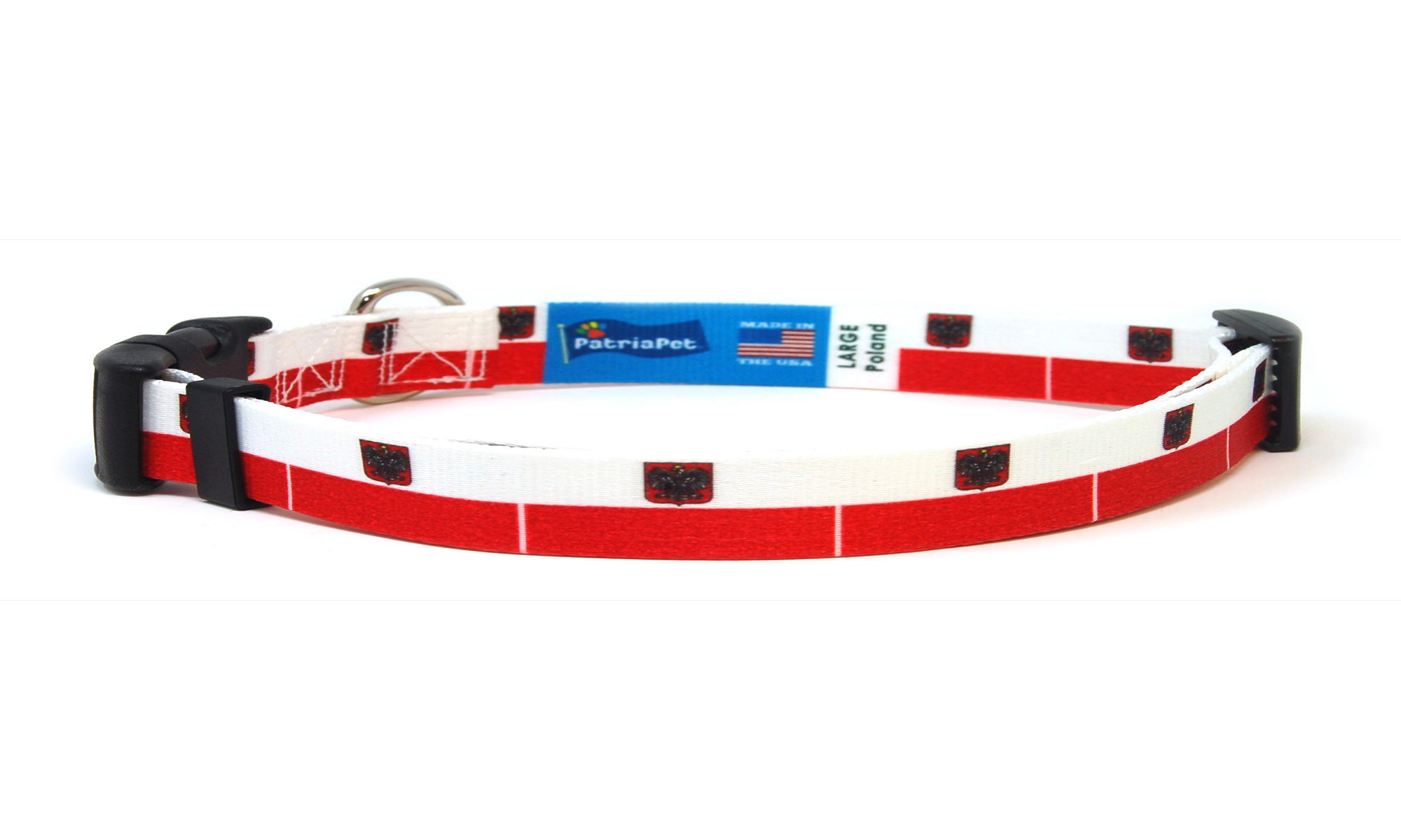 Cat Collar with Poland Flag | Great For National Holidays, Festivals, Parades, Sporting Events, Pride Events