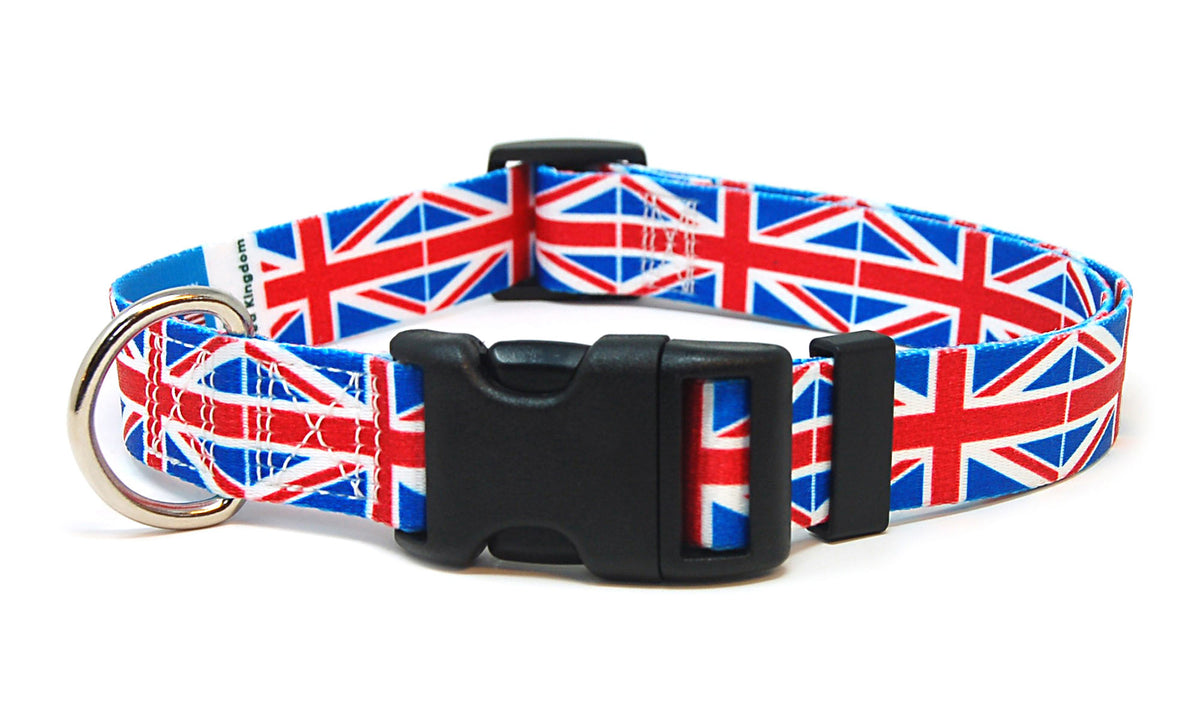 UK Dog Collar | Quick Release or Martingale Style | Made in NJ, USA