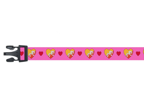 Bhutan Dog Collar with Hearts | I Love Bhutan